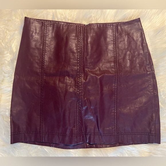 Free People | Micro Mini Skirt Purple - Picture 4 of 5